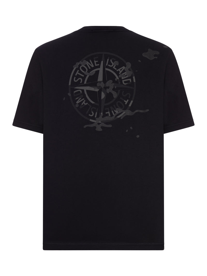 Stone Island Men T-Shirt With Compass Logo Print STONE ISLAND