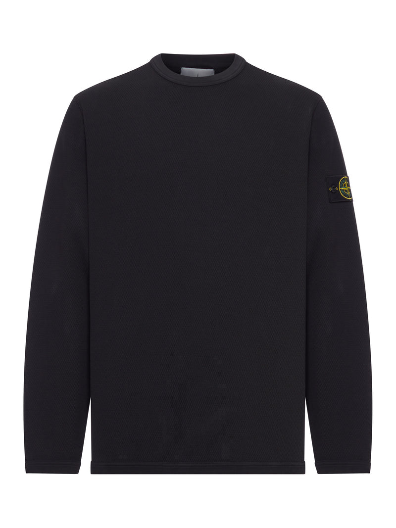 Stone Island Men Crewneck Sweater With Cuffs And Badge STONE ISLAND