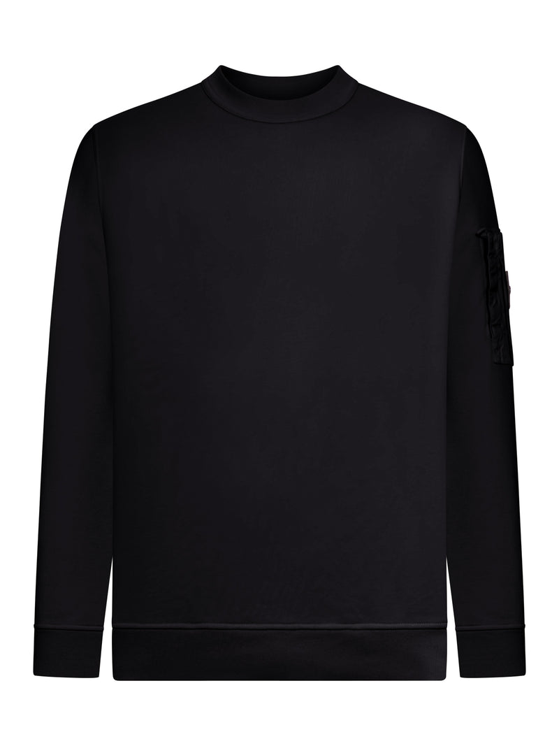 Stone Island Men Regular Fit Crew Neck Sweatshirt With Seasonal Pocket STONE ISLAND