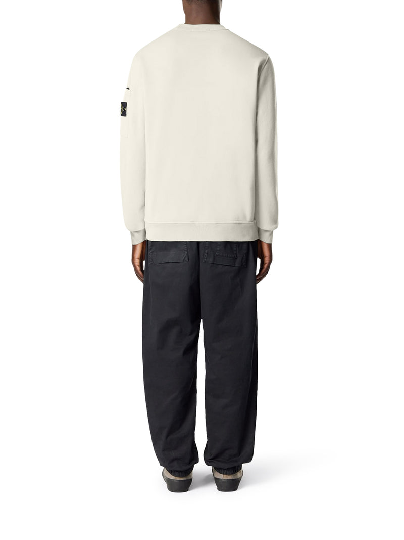 Stone Island Men Regular Fit Crew Neck Sweatshirt With Seasonal Pocket STONE ISLAND