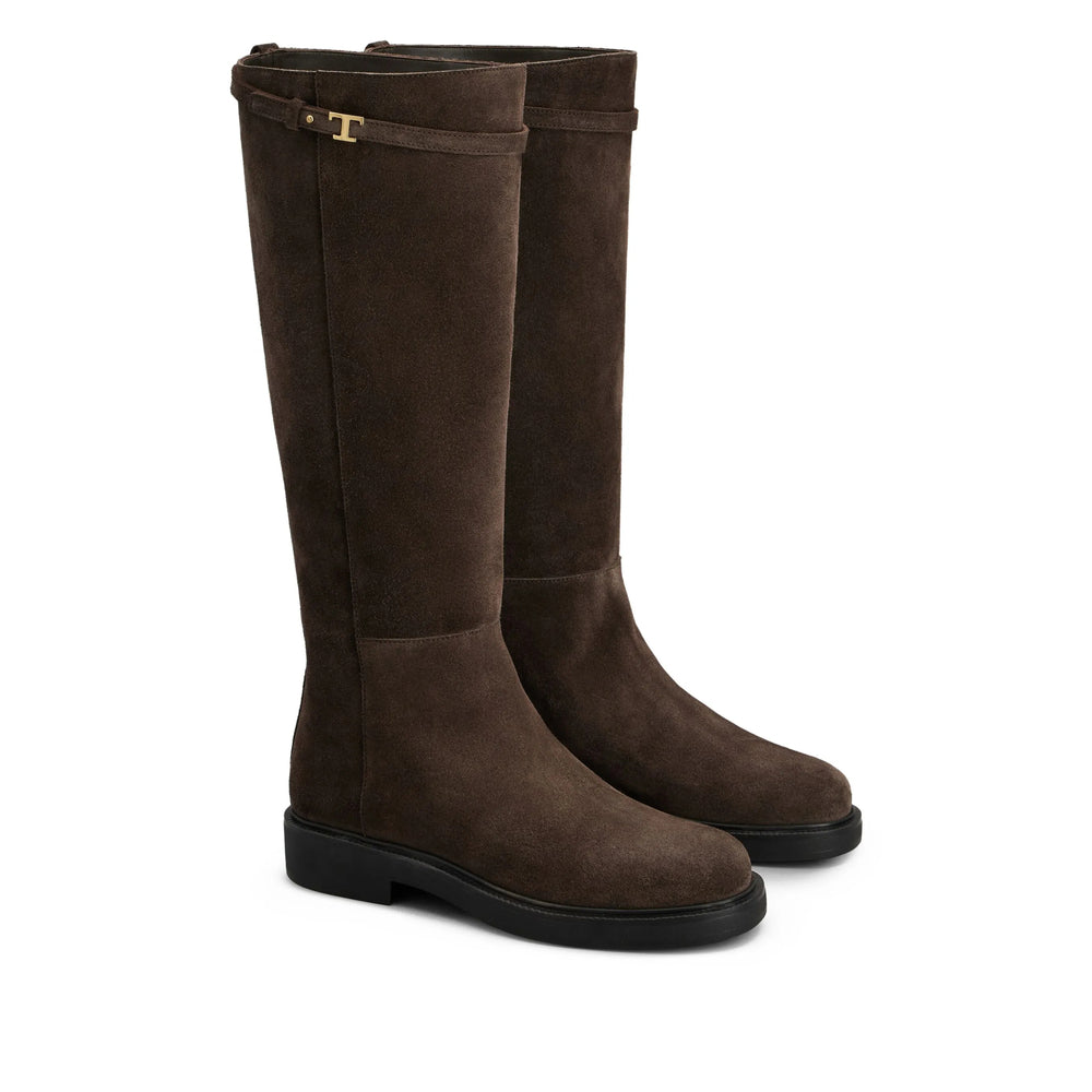Tod's Brown Boots Women TOD'S