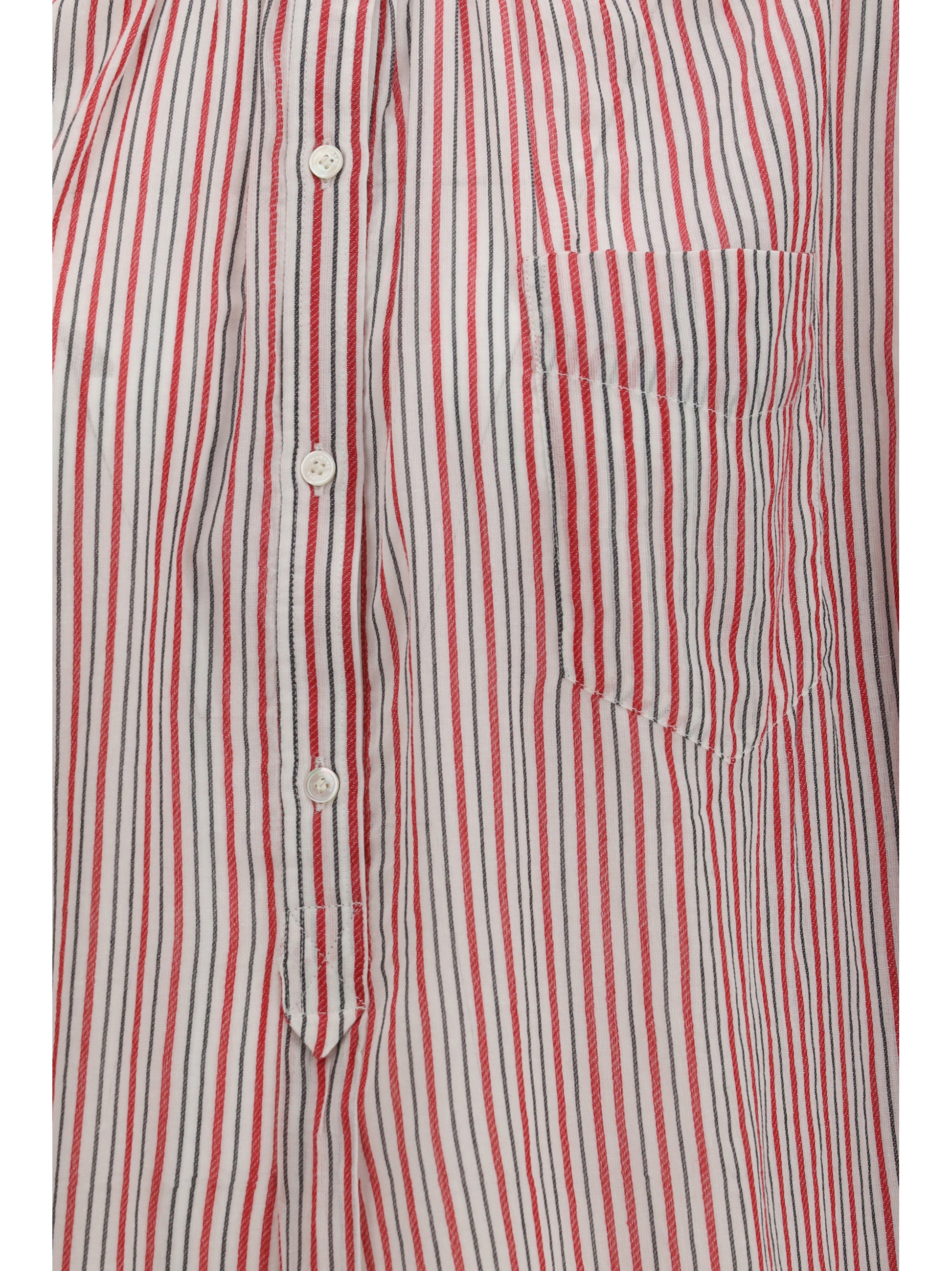 Marant Etoile Women Sapha Striped Cotton Voile Shirt ISABEL MARANT ETOILE