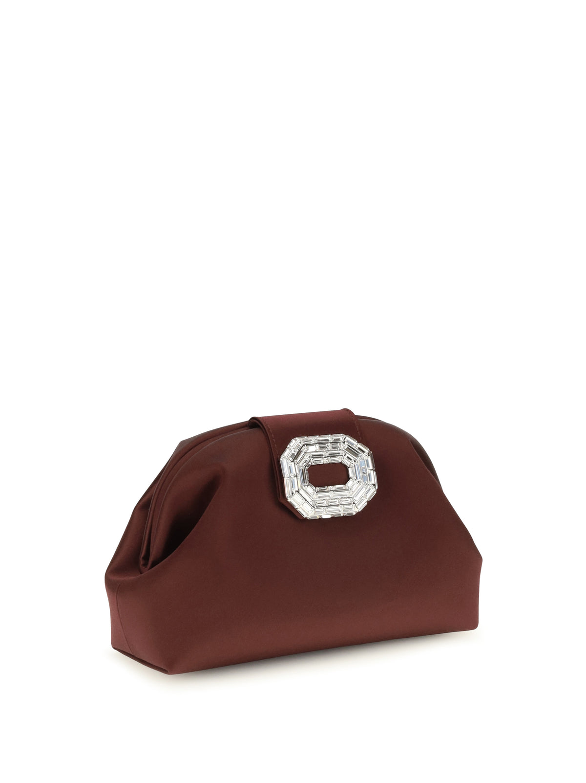 Amina Muaddi Women Camelia Satin Clutch AMINA MUADDI