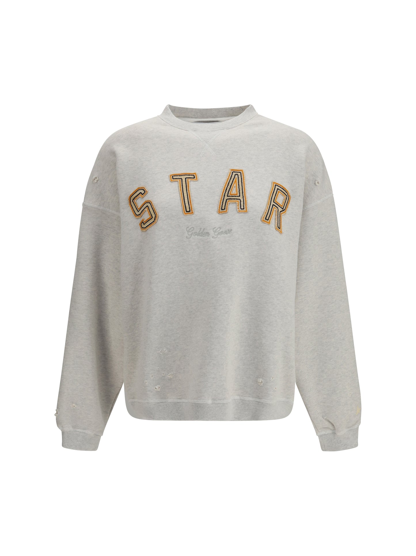 Golden Goose Women Sweatshirt Crewneck In Cotton With Contrasting Logo GOLDEN GOOSE