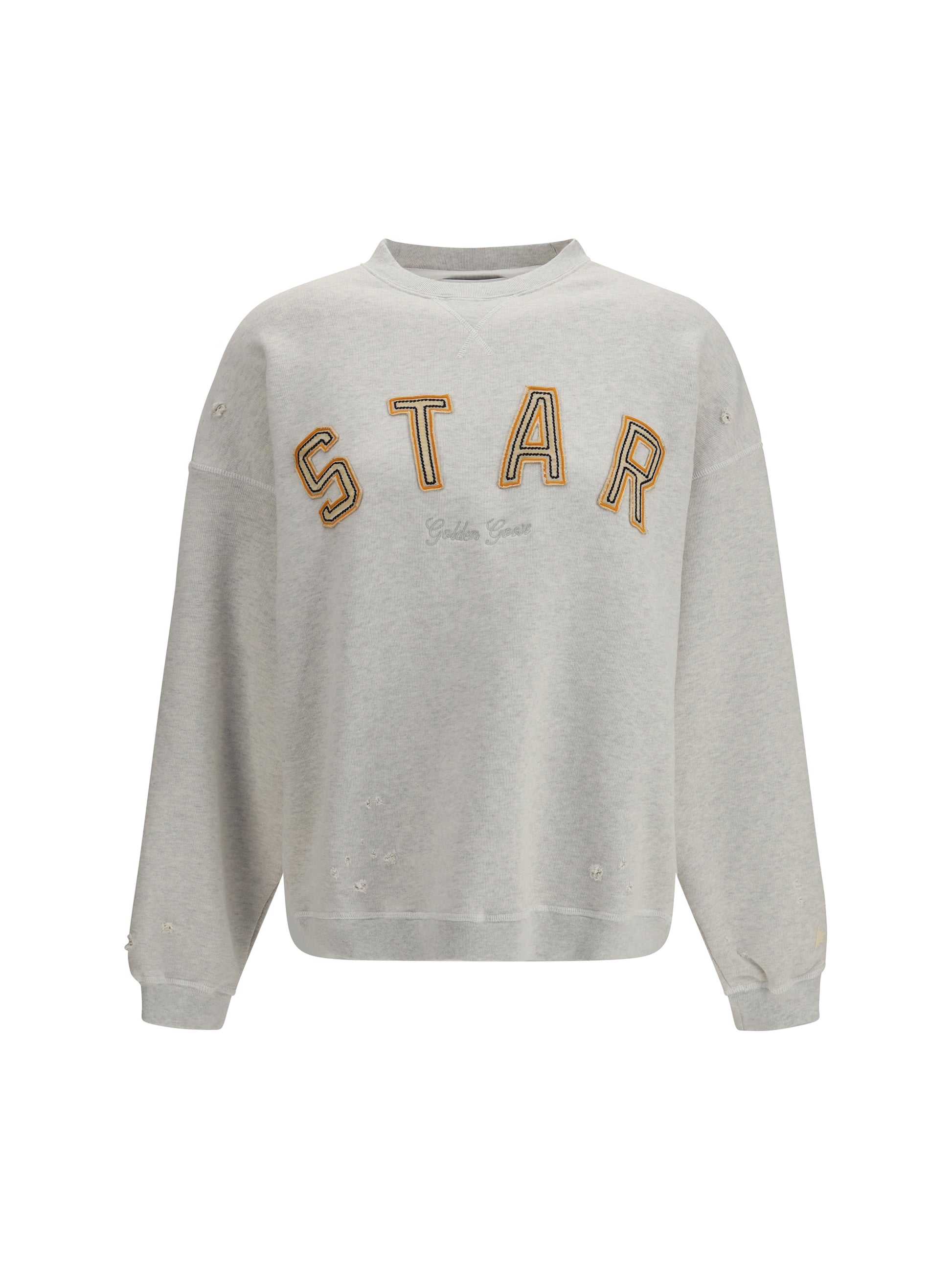 Golden Goose Women Sweatshirt Crewneck In Cotton With Contrasting Logo GOLDEN GOOSE