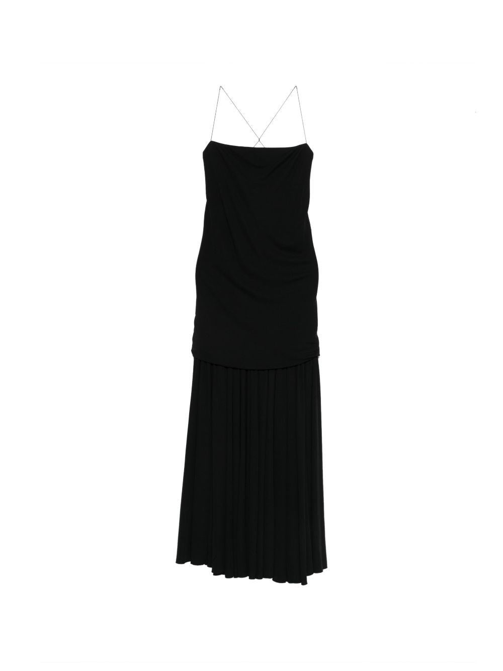 Jacquemus Women Abiha Gathered Jersey Midi Dress JACQUEMUS