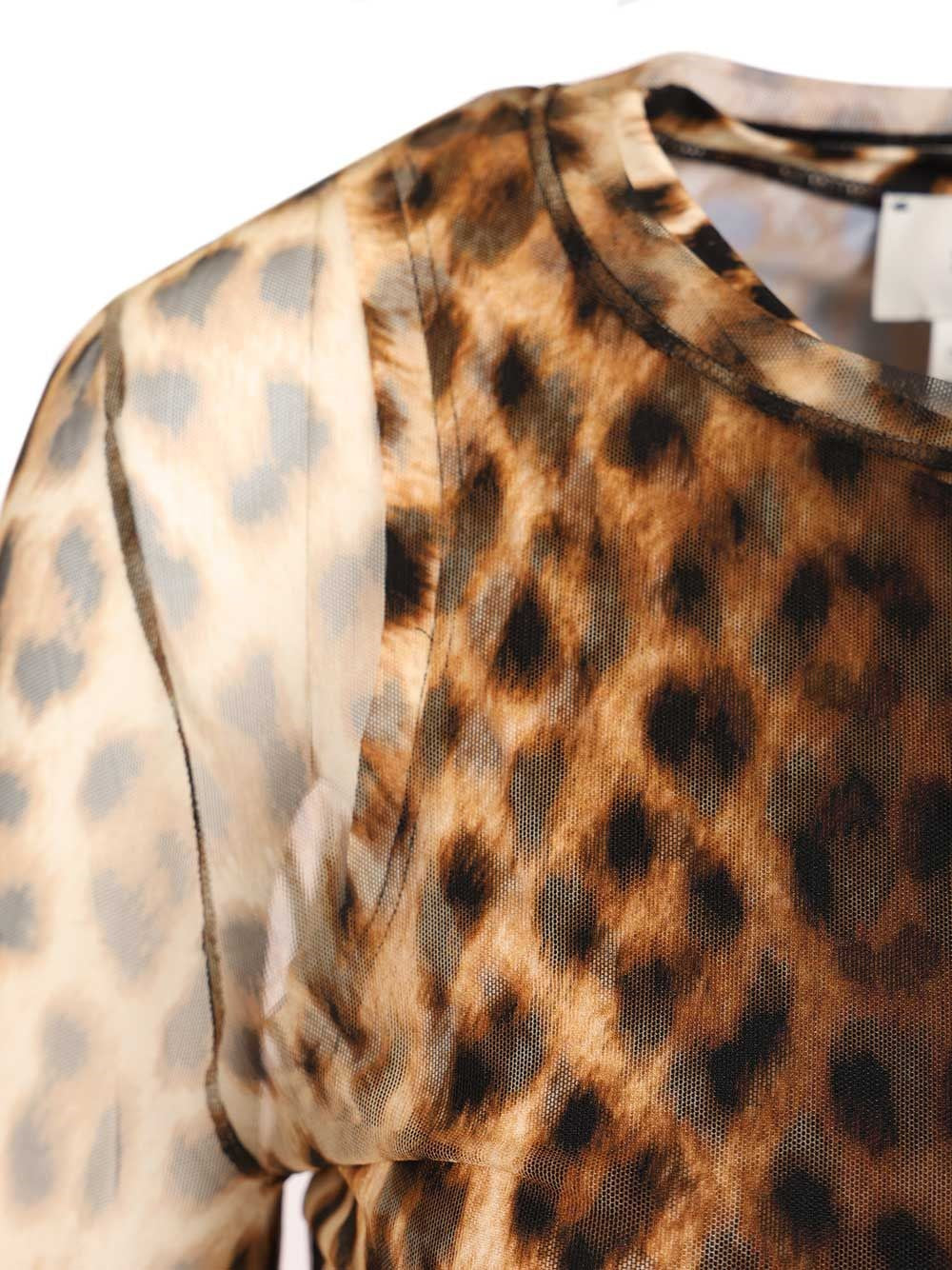 Sportmax Women Animal Print Fitted Dress SPORTMAX