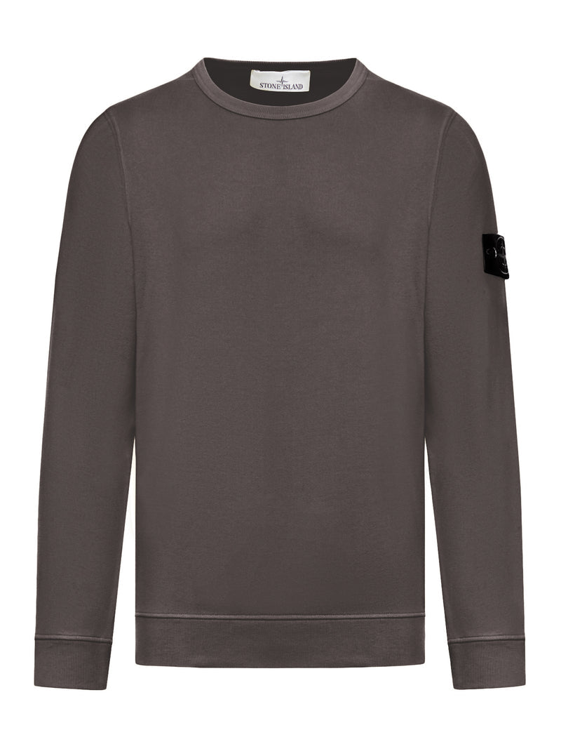 Stone Island Men Crewneck Sweatshirt With Compass Logo STONE ISLAND