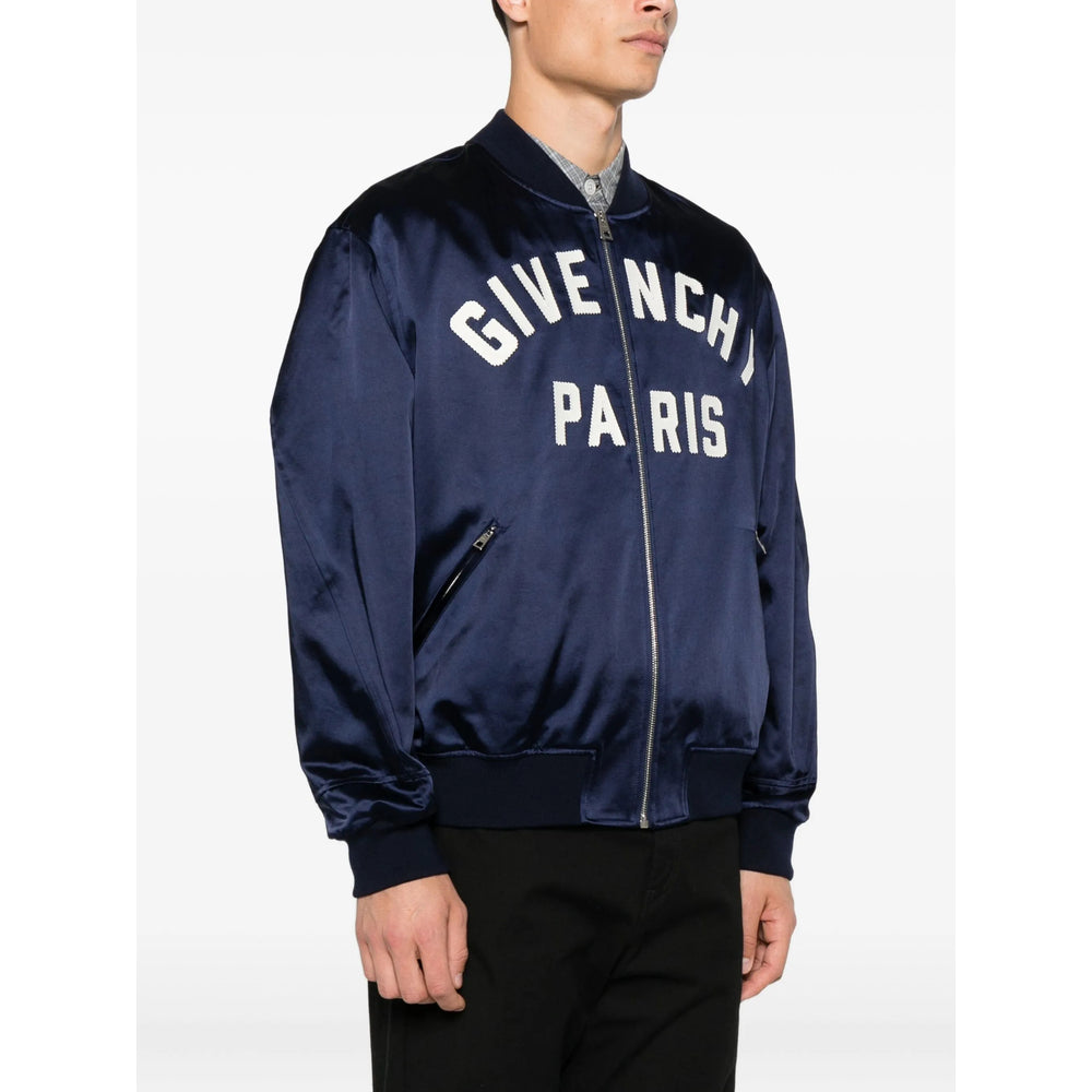 Givenchy Blue Jackets - Bomber Jackets Men GIVENCHY