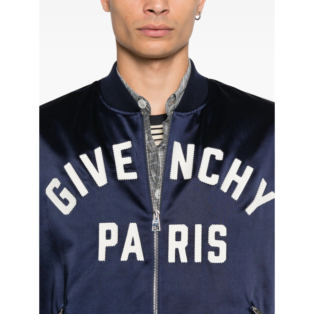 Givenchy Blue Jackets - Bomber Jackets Men GIVENCHY