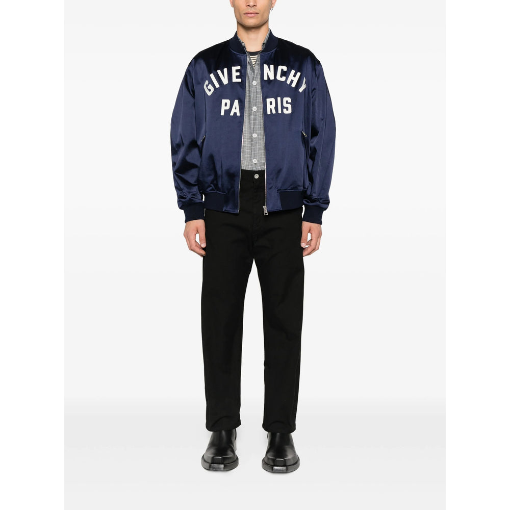 Givenchy Blue Jackets - Bomber Jackets Men GIVENCHY