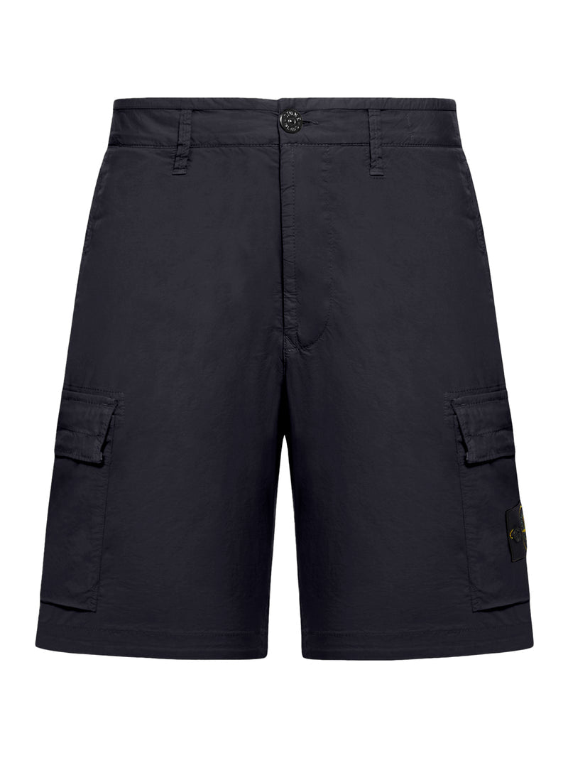 Stone Island Men Cargo Bermuda Shorts With Removable Badge STONE ISLAND