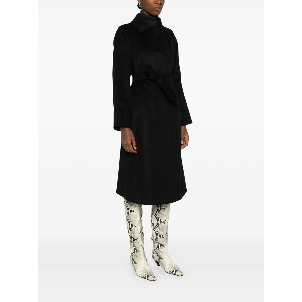 Max Mara Black Coats - Single Breasted Coats Women MAX MARA