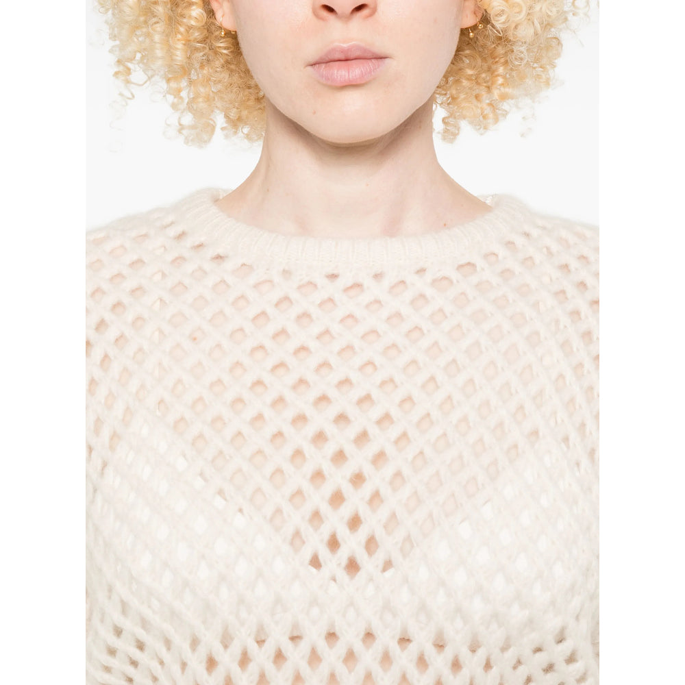 Max Mara White Knitwear - Jumpers Women MAX MARA