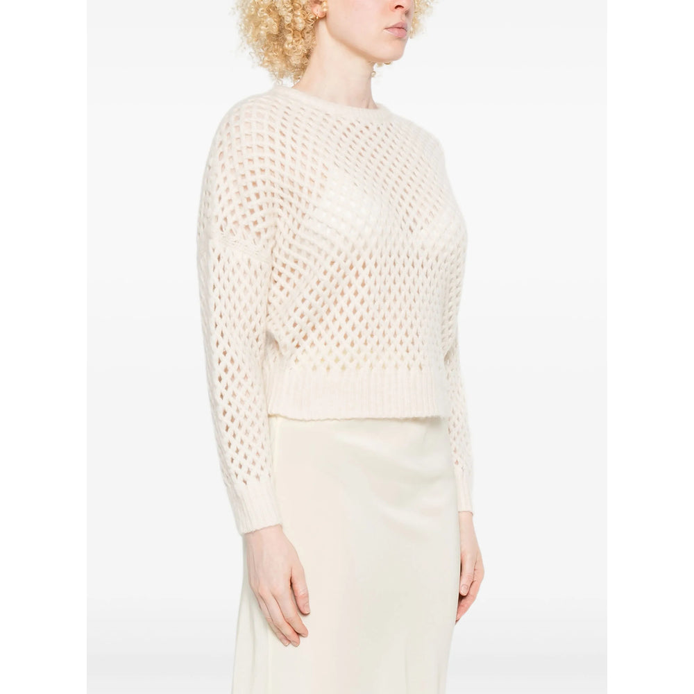 Max Mara White Knitwear - Jumpers Women MAX MARA