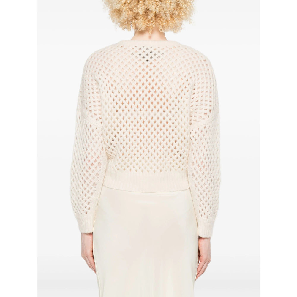 Max Mara White Knitwear - Jumpers Women MAX MARA