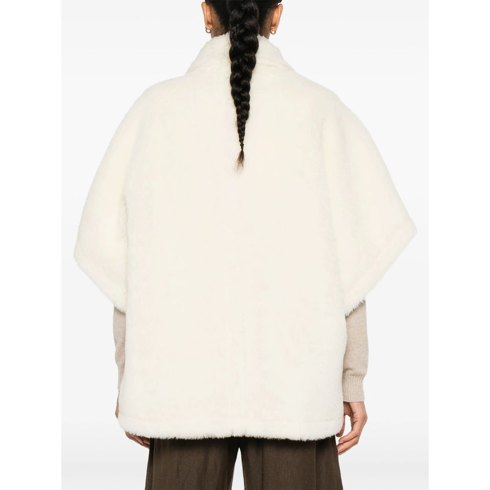Max Mara White Coats - Capes Women MAX MARA