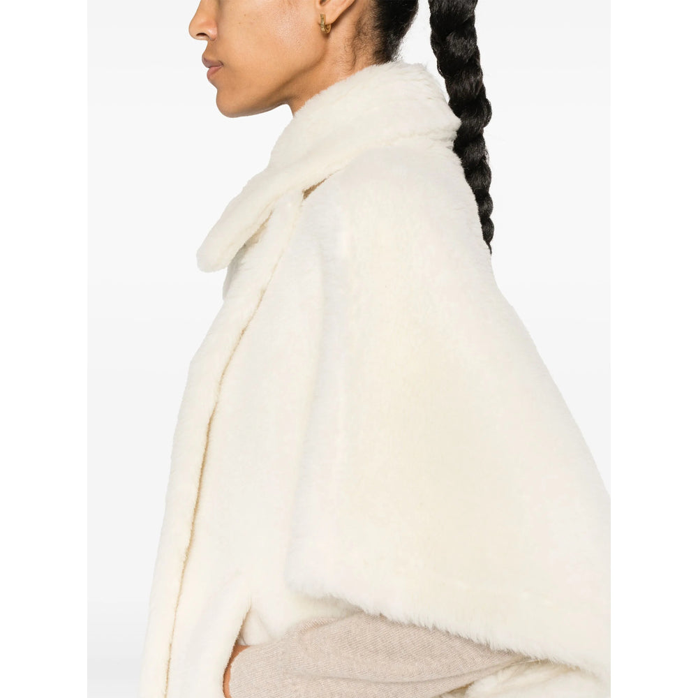Max Mara White Coats - Capes Women MAX MARA