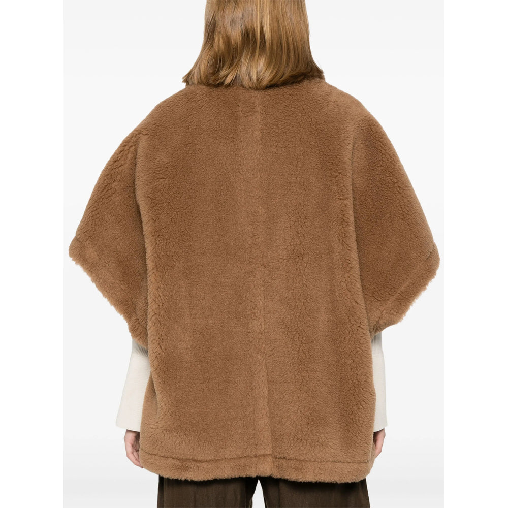 Max Mara Brown Jackets - Capes & Ponchos Women MAX MARA
