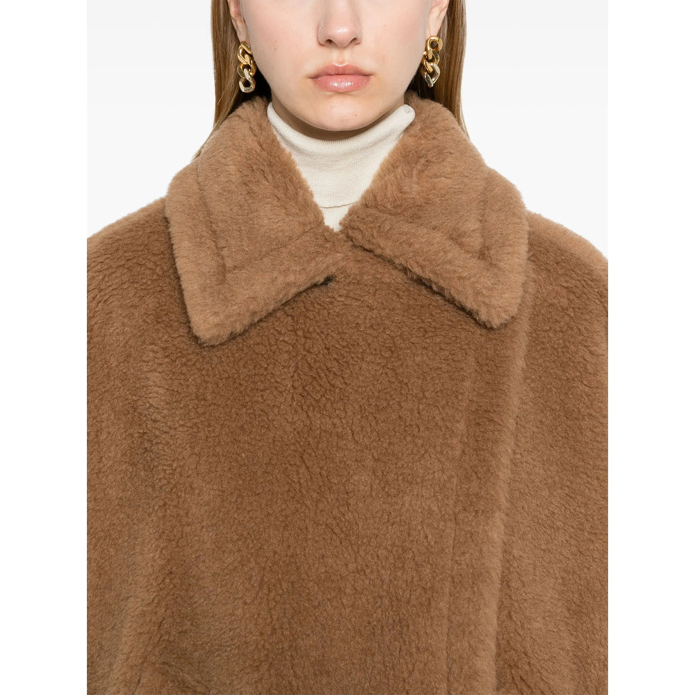 Max Mara Brown Jackets - Capes & Ponchos Women MAX MARA