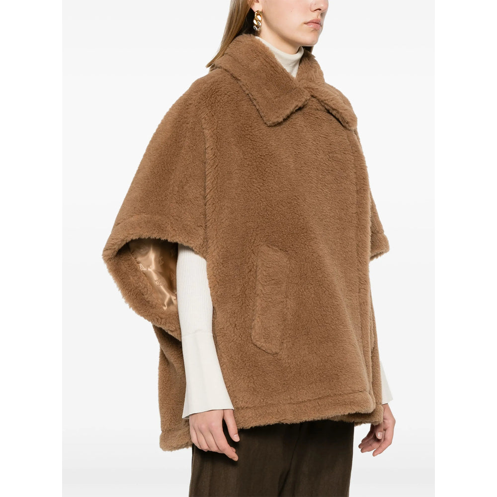 Max Mara Brown Jackets - Capes & Ponchos Women MAX MARA