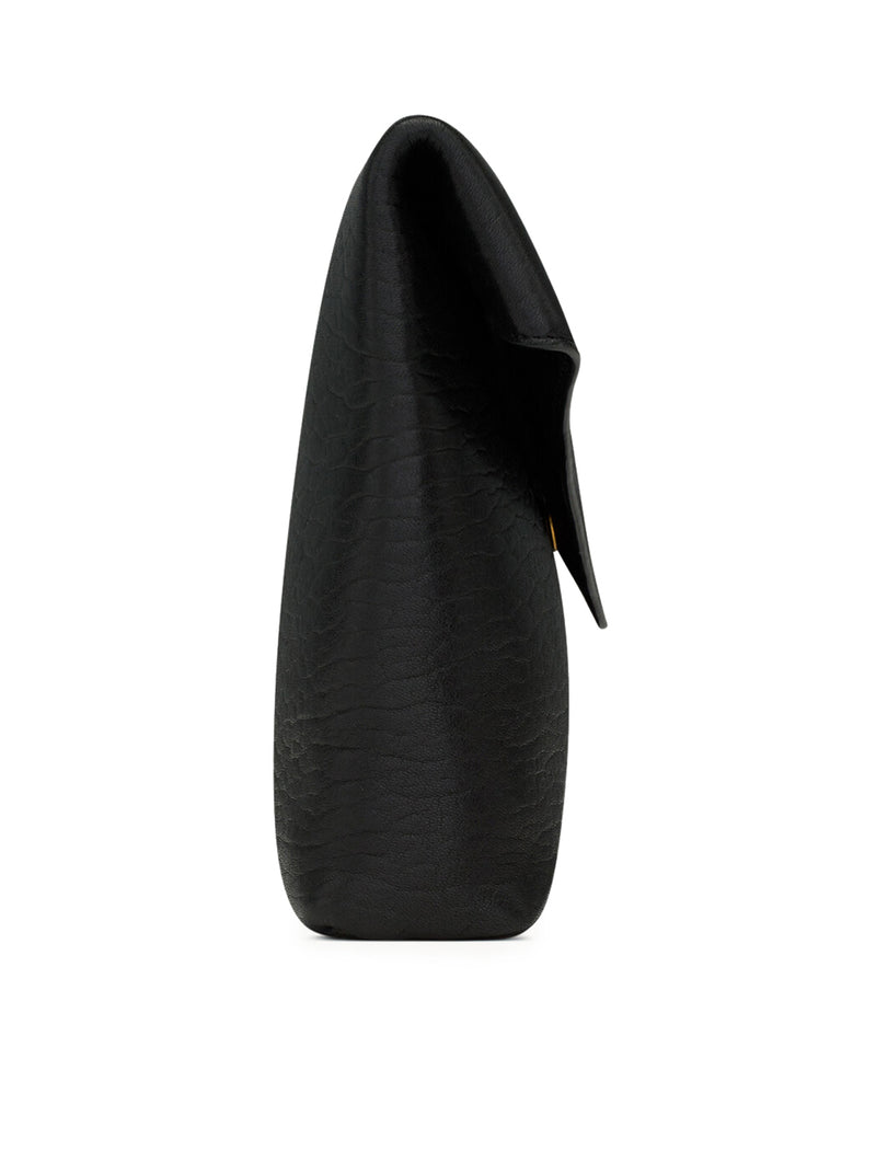 Saint Laurent Women Cassandre Large Lambskin Envelope Pouch SAINT LAURENT