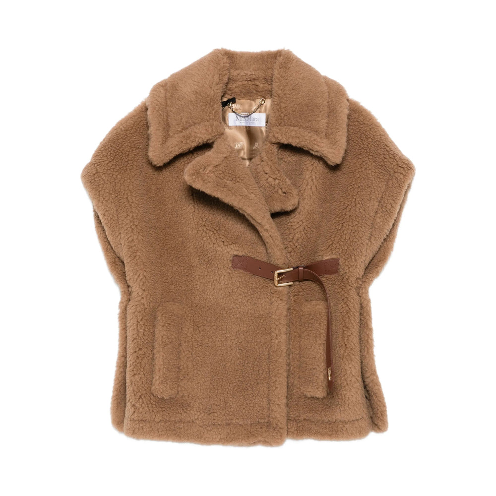Max Mara Brown Jackets - Capes & Ponchos Women MAX MARA