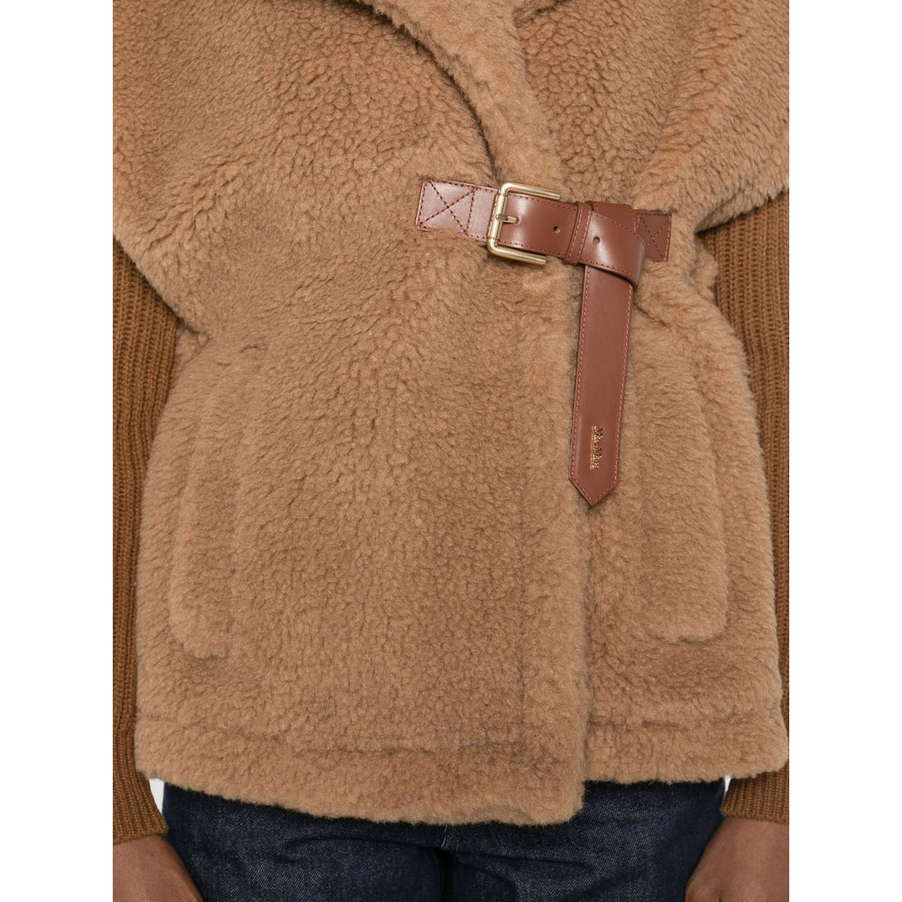 Max Mara Brown Jackets - Capes & Ponchos Women MAX MARA