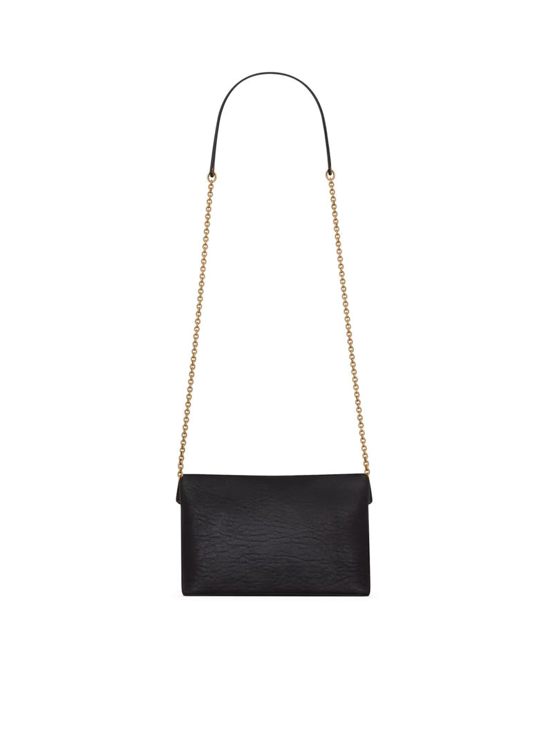 Saint Laurent Women Cassandre Small Lambskin Chain Clutch SAINT LAURENT