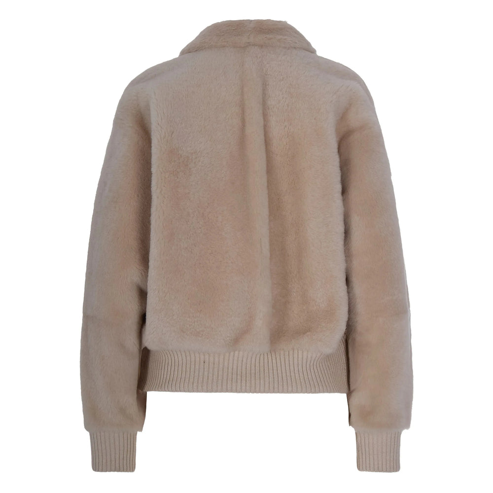 Max Mara Studio Neutrals Jackets - Faux Fur & Shearling Jackets Women MAX MARA STUDIO