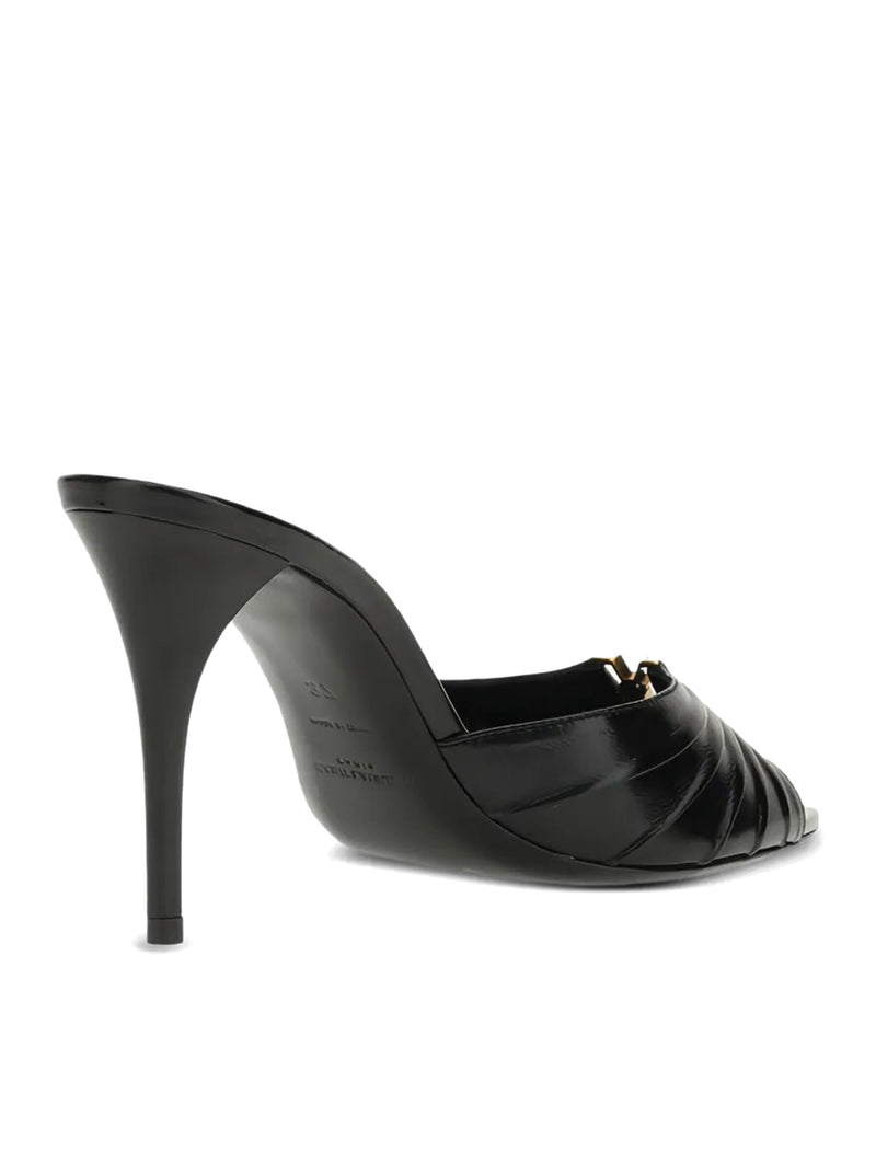 Saint Laurent Women Smooth Leather Babylone Mule SAINT LAURENT