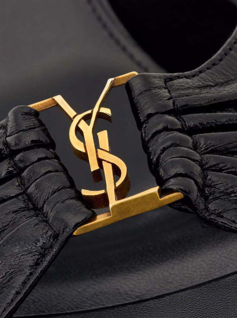 Saint Laurent Women Smooth Leather Babylone Mule SAINT LAURENT
