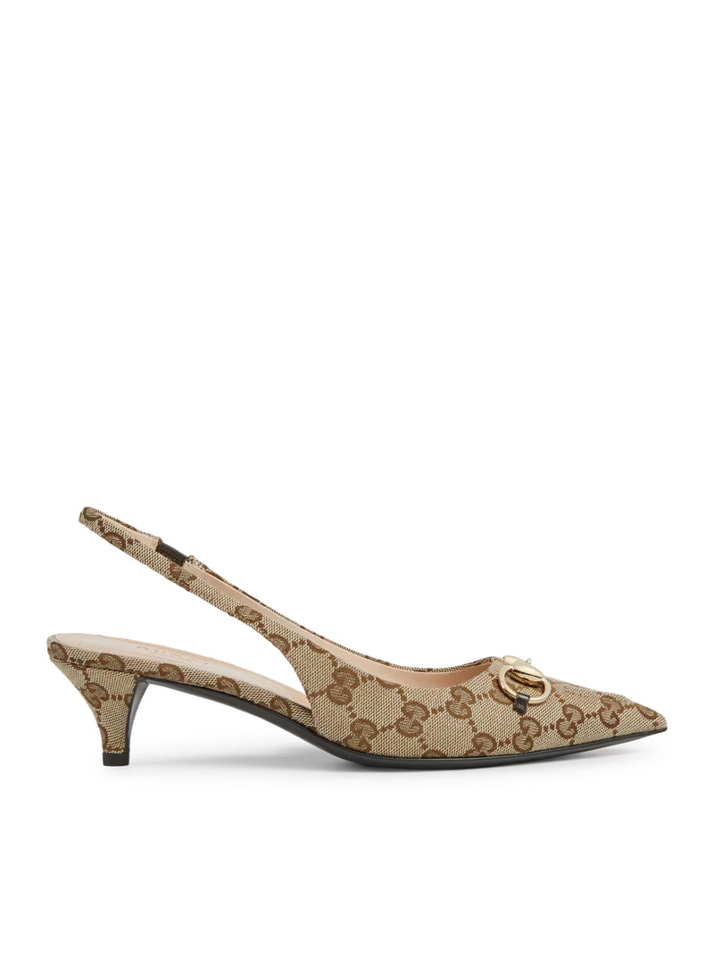 Gucci Women Slingback Collection With Horse Hook GUCCI