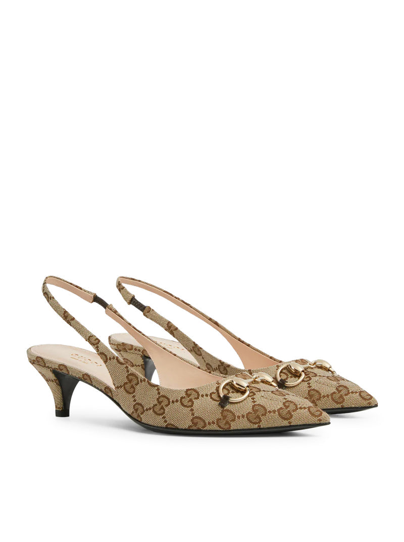 Gucci Women Slingback Collection With Horse Hook GUCCI