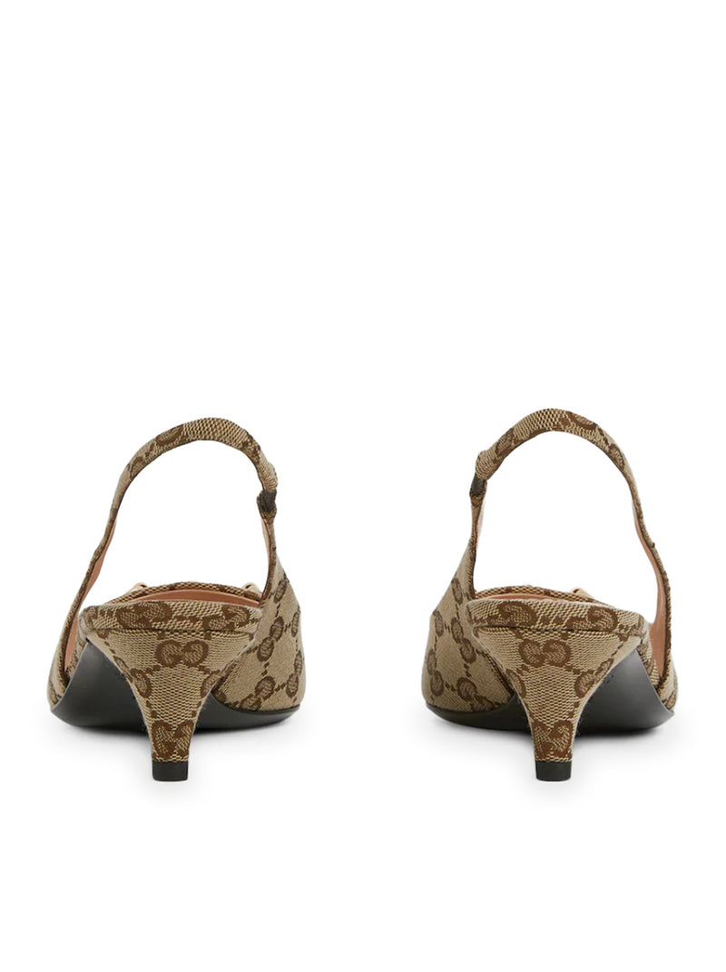 Gucci Women Slingback Collection With Horse Hook GUCCI