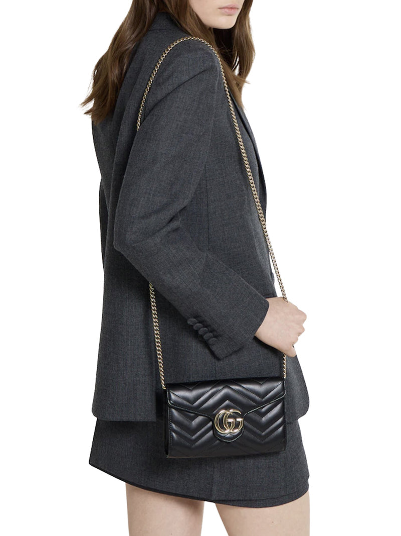 Gucci Women Gg Marmont Chain ??Wallet GUCCI