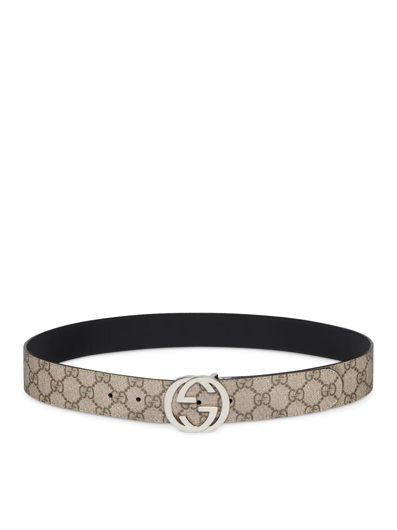 Gucci Men Reversible Belt With Gg Cross Buckle GUCCI