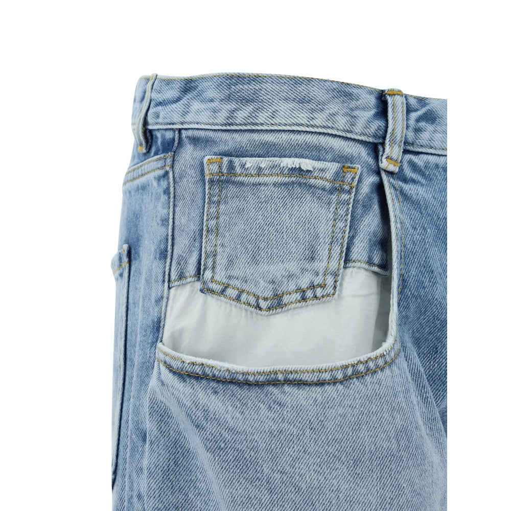 Maison Margiela Blue Denim - Straight-Leg Jeans Women