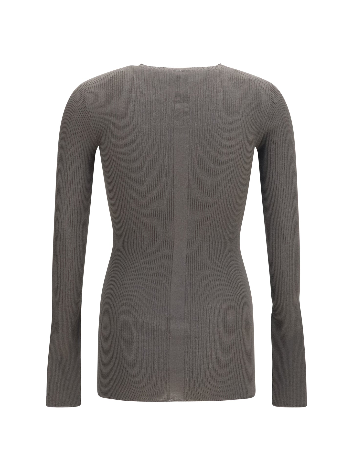 Rick Owens Men Slim Ribbed Long-Sleeve Sweater