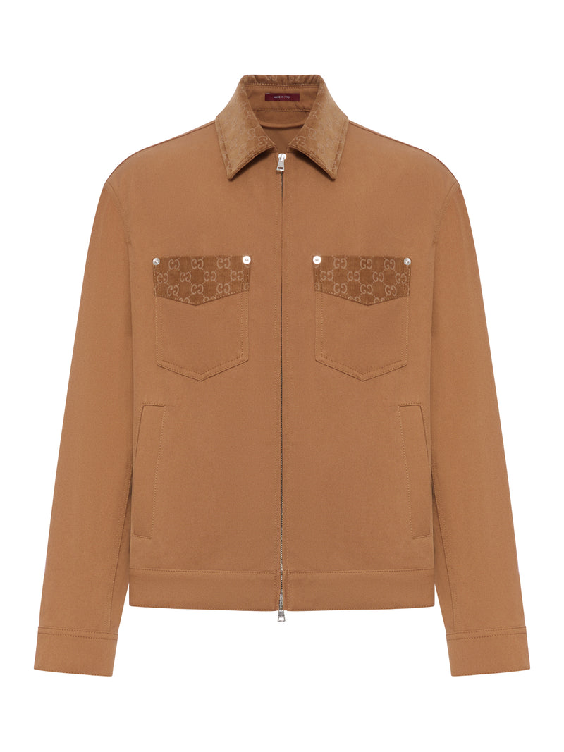 Gucci Men Spw Jacket In Heavy Cotton Canvas GUCCI