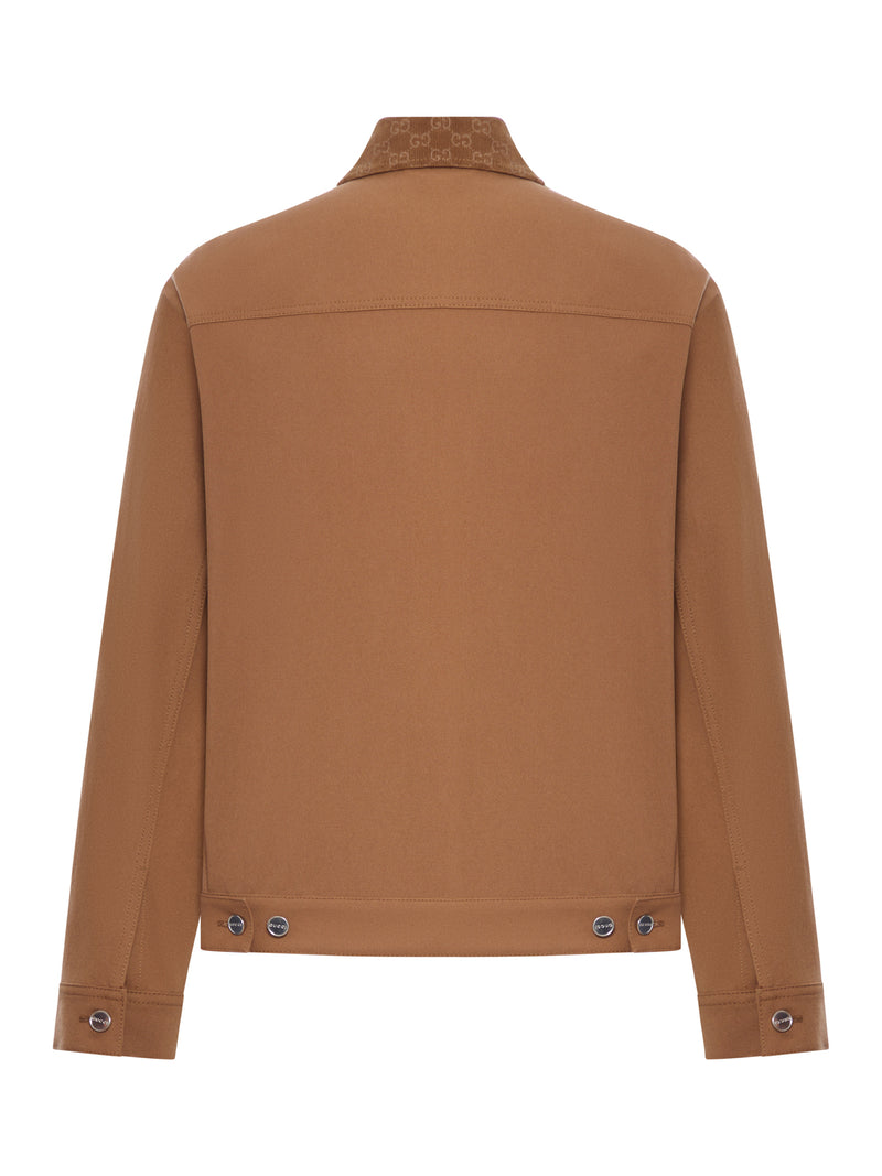 Gucci Men Spw Jacket In Heavy Cotton Canvas GUCCI