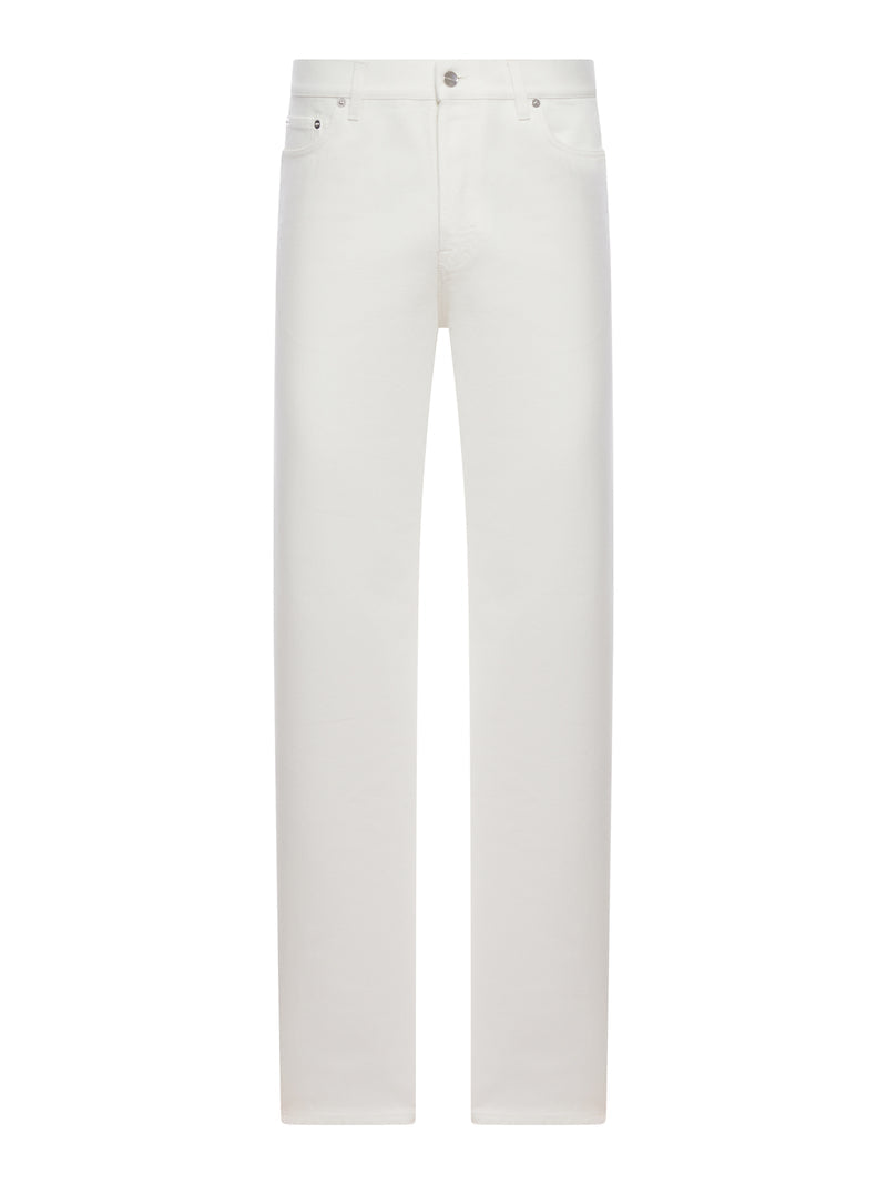 Gucci Men White Denim Jeans GUCCI