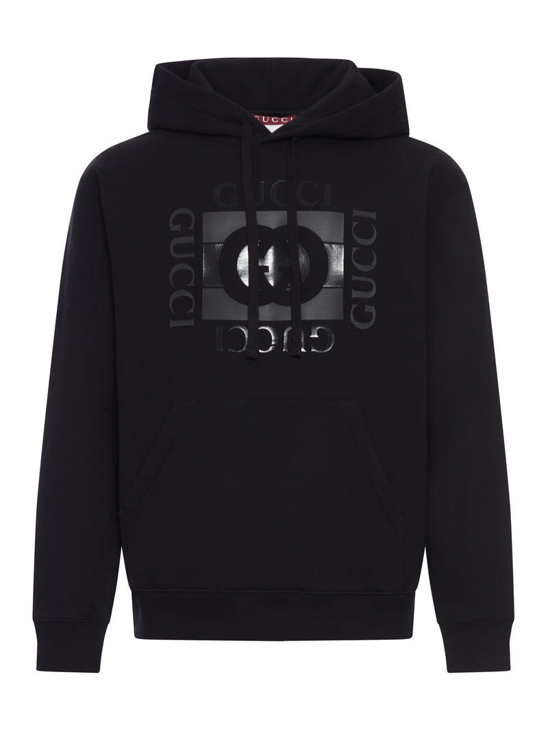 Gucci Men Cotton Jersey Hoodie With Print GUCCI
