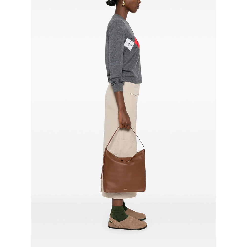 A.P.C. Brown Shoulder Bags Women A.P.C.