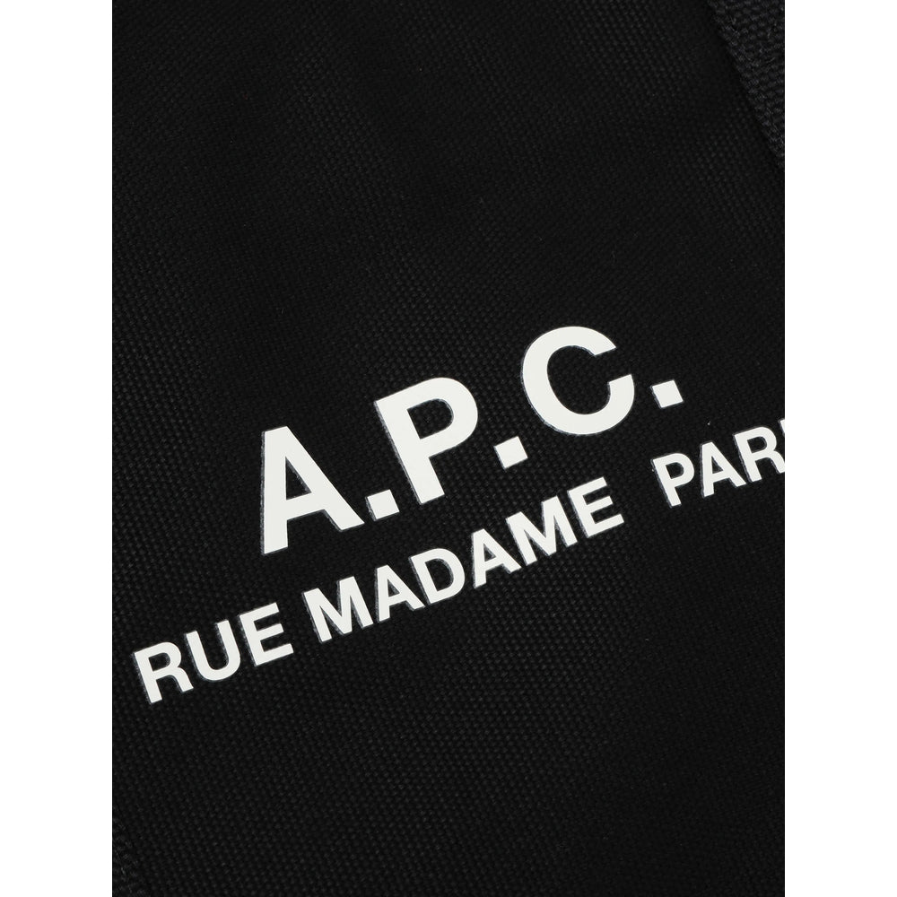 A.P.C. Black Tote Bags Men A.P.C.