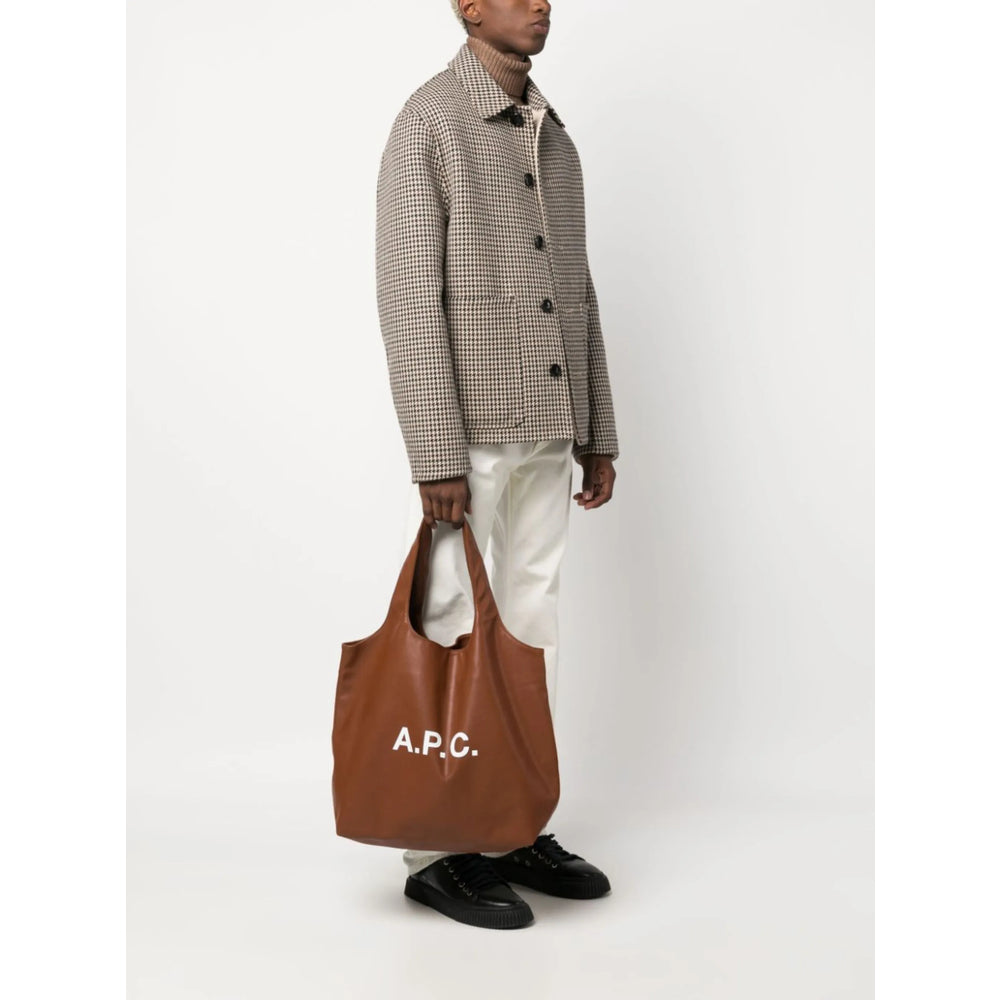 A.P.C. Brown Tote Bags Women A.P.C.