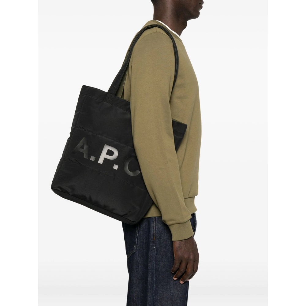 A.P.C. Black Tote Bags Men A.P.C.