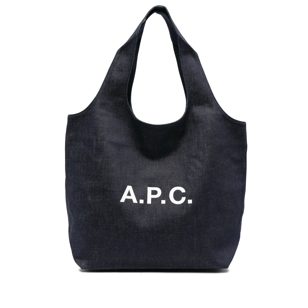 A.P.C. Blue Tote Bags Men A.P.C.