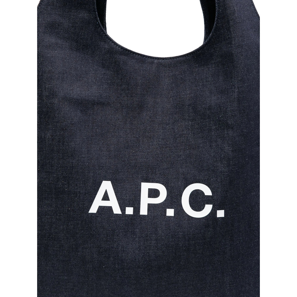 A.P.C. Blue Tote Bags Men A.P.C.