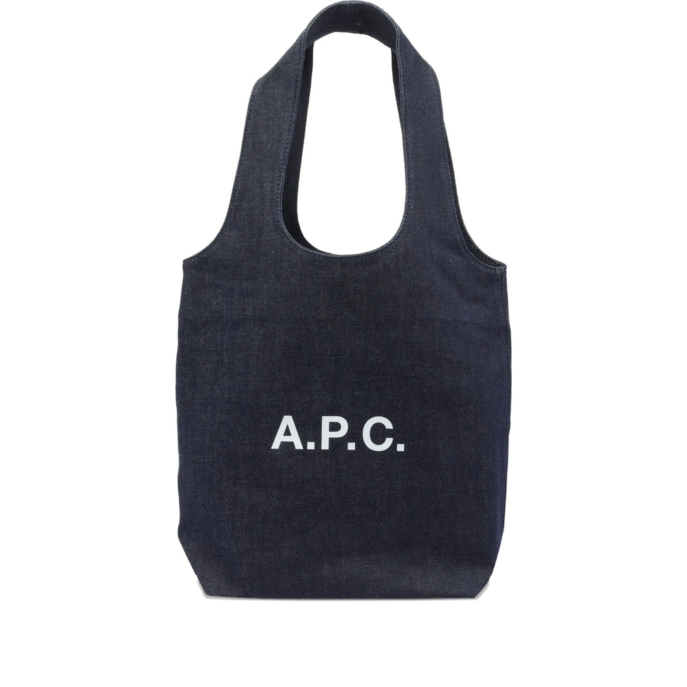 A.P.C. Blue Tote Bags Men A.P.C.